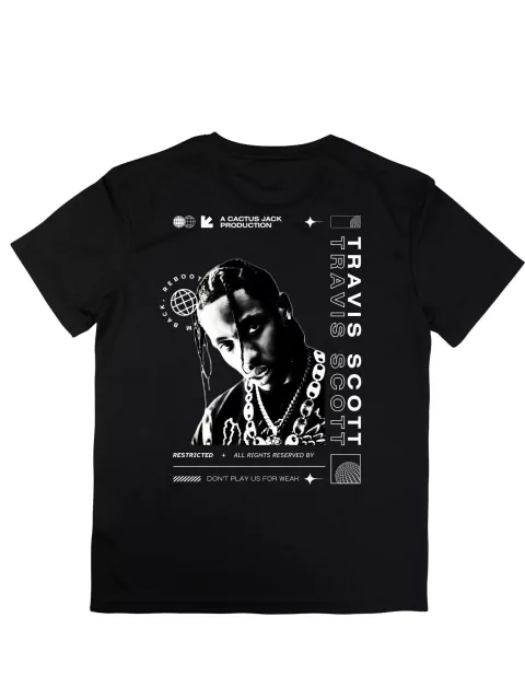 Camiseta Oversized Travis Scott Cactus Jack