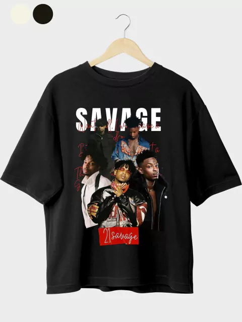 Camiseta Oversized 21 Savage