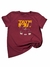 T-shirt Feminina Tate McRae 2 hands - Purple Pink