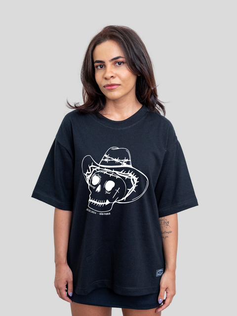 T-shirt Oversized Post Malone BigSkull