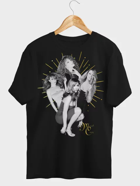 Camiseta Unissex Mariah Carey raios