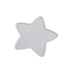 MOLDE SILICONA ESTRELLA PLANA PLATO 13,8 X 11,7