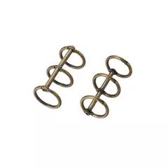 GANCHOS BRONCE PARA AGENDA DIAMETRO INTERIOR 1,5 CM