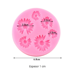 MOLDE SILICONA 6 MINI MARGARITAS - comprar online