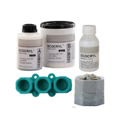 KIT MACETA ECOCRYL 1400 GR OCTOGONAL