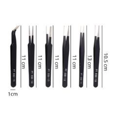 SET 6 PINZAS DE PRECISION DIFERENTES - comprar online