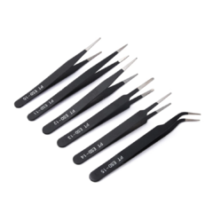 SET 6 PINZAS DE PRECISION DIFERENTES