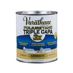 VARATHANE POLIURETANO TRIPLE CAPA 3X SATINADO 0,946L - comprar online