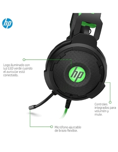 Diadema Gamer Con Microfono Hp Pav Headset 600 7.1 - tienda en línea