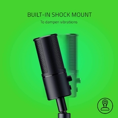 Micrófono Razer Seiren Emote Condensador Hipercardioide Negro - Focus Technology