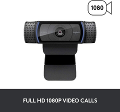 Logitech C920 - Cámara Web Full HD 1080p - Negro - Focus Technology
