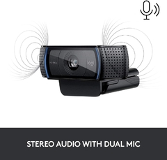 Logitech C920 - Cámara Web Full HD 1080p - Negro - tienda en línea