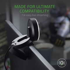 Cámara Web Razer Kiyo Con Aro De Luz Hd 720p Streaming - comprar en línea