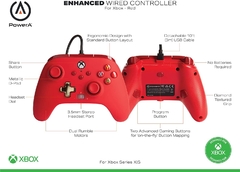 Control Powera alámbrico rojo para Xbox One & Series X|S - Standard Edition en internet