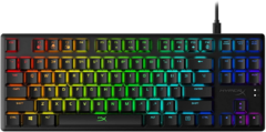 Teclado Hyperx Alloy Origins Core Qwerty Red Inglés Us Negro Con Luz Rgb - comprar en línea