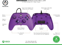 Imagen de Control para Xbox ACCO Brands PowerA Enhanced Series X|S - Purpura