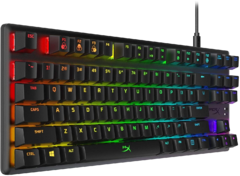 Imagen de Teclado Hyperx Alloy Origins Core Qwerty Red Inglés Us Negro Con Luz Rgb