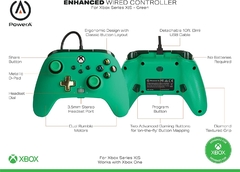 Control para Xbox ACCO Brands PowerA Enhanced Series X|S - Verde en internet