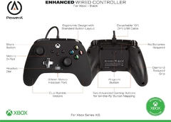 Control Powera alámbrico negro para Xbox One & Series X|S - Standard Edition - comprar en línea