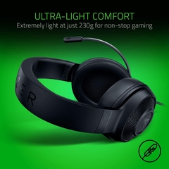 Audífonos Gamer Razer Kraken X Lite Black - comprar en línea