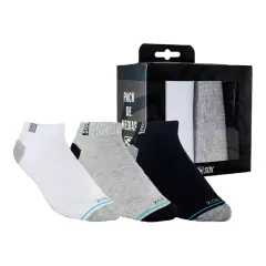 BOX TRIPACK DEPORTIVO BLANCO/GRIS/NEGRO en internet