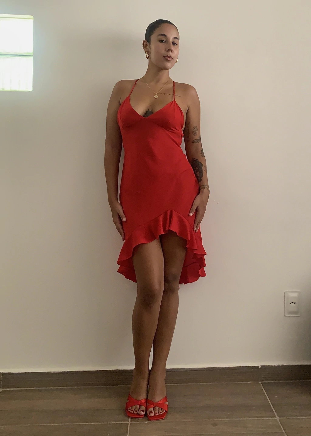 Vestido Morena do Mar Mini Vermelho