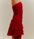 Imagem do Vestido Orquídeas Vermelho (sob encomenda)