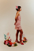 Vestido Orquídeas Rosa (pré-venda)