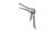 Espéculo Vaginal Bico de Pato 16cm Ovicaprino Mod Europeu
