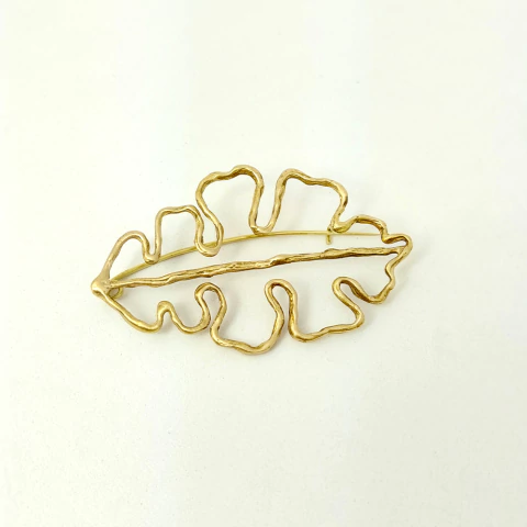 Broche Folha