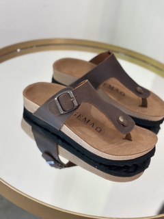 Giseh Cuero Choco - Gema Zapatos