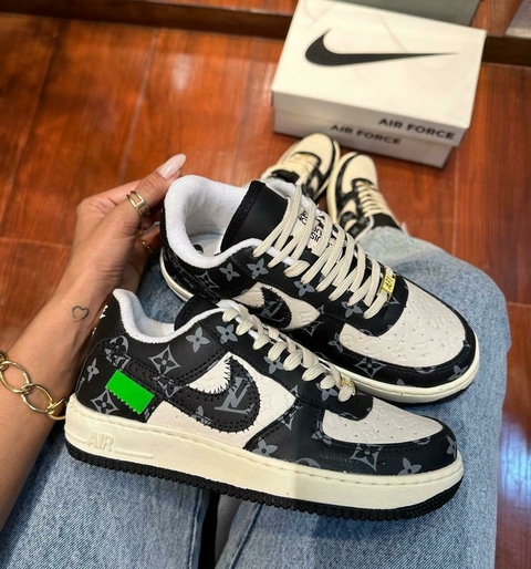 Nike Air Force 1 Louis Vuitton Preto