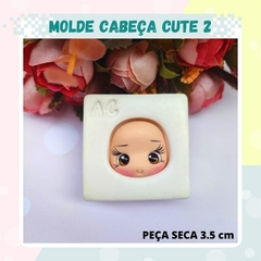 MOLDE CABEÇA CUTE 2