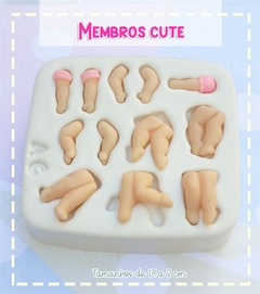 MOLDE MEMBROS CUTE