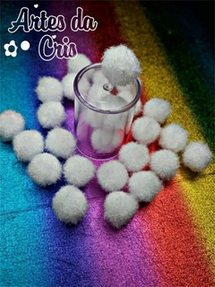 MINI POMPOM BRANCO