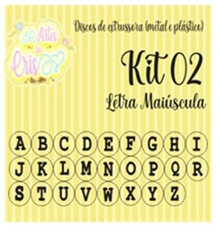 KIT 2 DISCO EXTRUSOR LETRA MAÍUSCULA