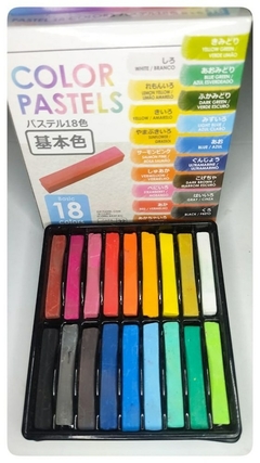 GIZ PASTEL SECO 18 CORES BÁSICAS