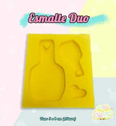 MOLDE DE RESINA ESMALTE DUO