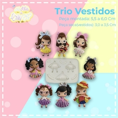 MOLDE TRIO VESTIDOS