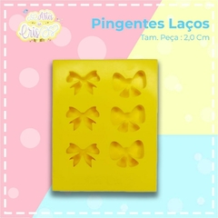 MOLDE DE RESINA PINGENTES LAÇOS