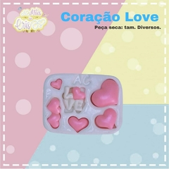 MOLDE CORAÇÃO LOVE