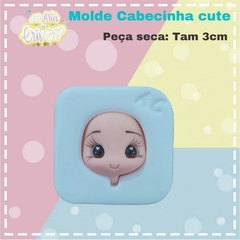 MOLDE CABECINHA CUTE