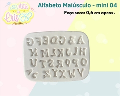 MOLDE ALFABETO MAIÚSCULO MINI 04 - comprar online