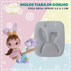 MOLDE TIARA DE COELHO