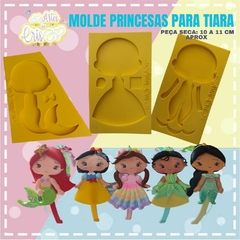 MOLDE PRINCESAS PARA TIARA (COMBO C/3)