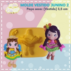 MOLDE VESTIDO JUNINO 2