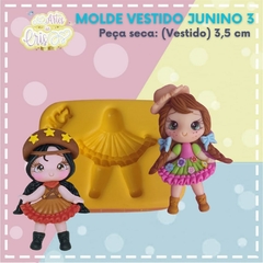 MOLDE VESTIDO JUNINO 3