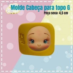 MOLDE CABEÇA PARA TOPO G