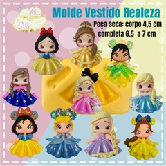 MOLDE VESTIDO REALEZA