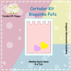 CORTADOR KIT BLOQUINHO FOFO